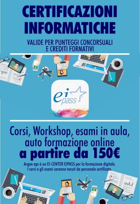 Certificazioni informatiche valide per punteggi concorsuali e crediti formativi